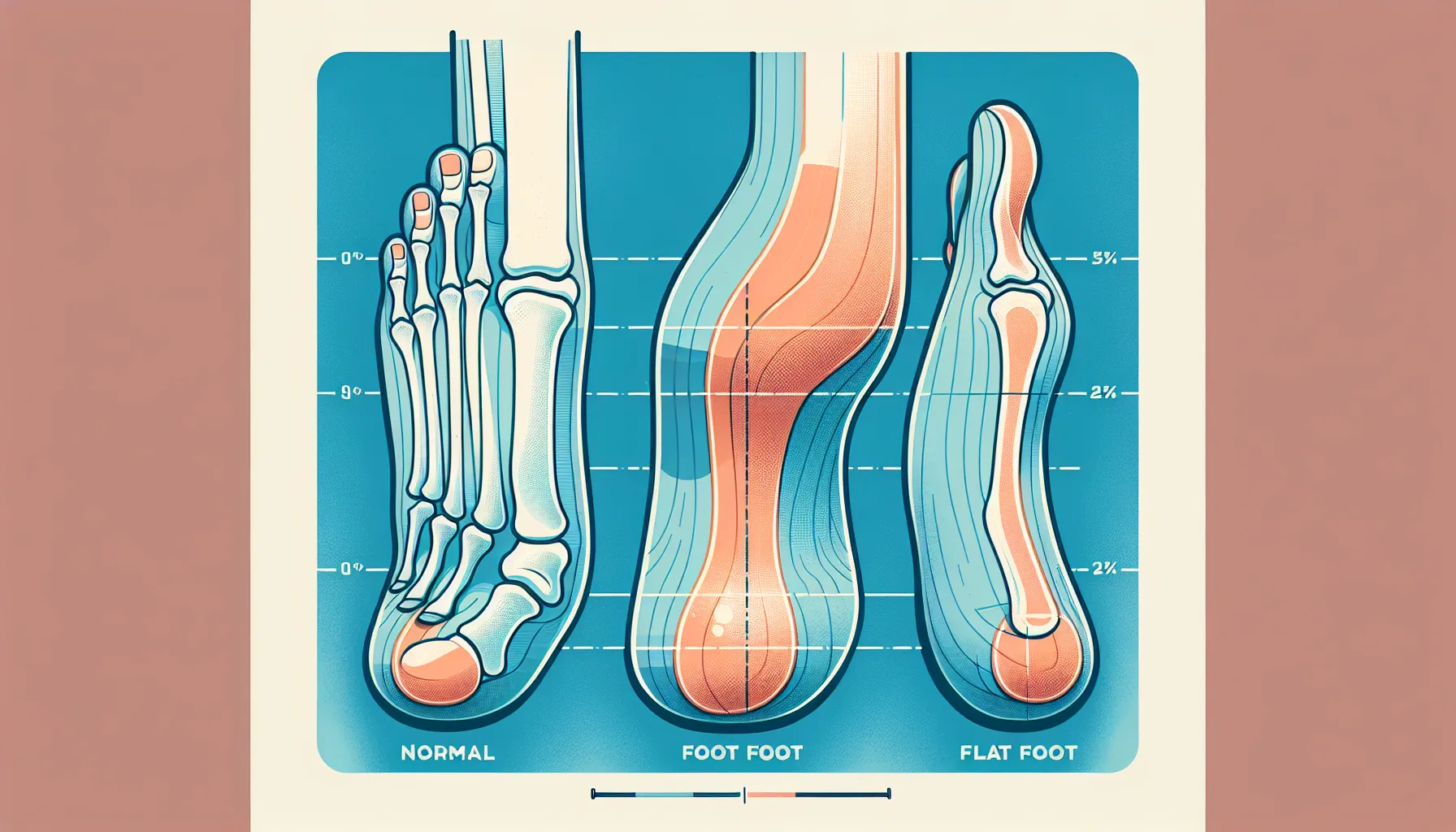 Как плоскостъпието влияе на коленете, гърба и стойката